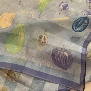 Collection XIIX Elaine Gold Scarf Lavender Fruit